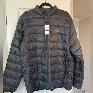 Callaway Men’s Black Puffer Jacket Size XL New With Tags